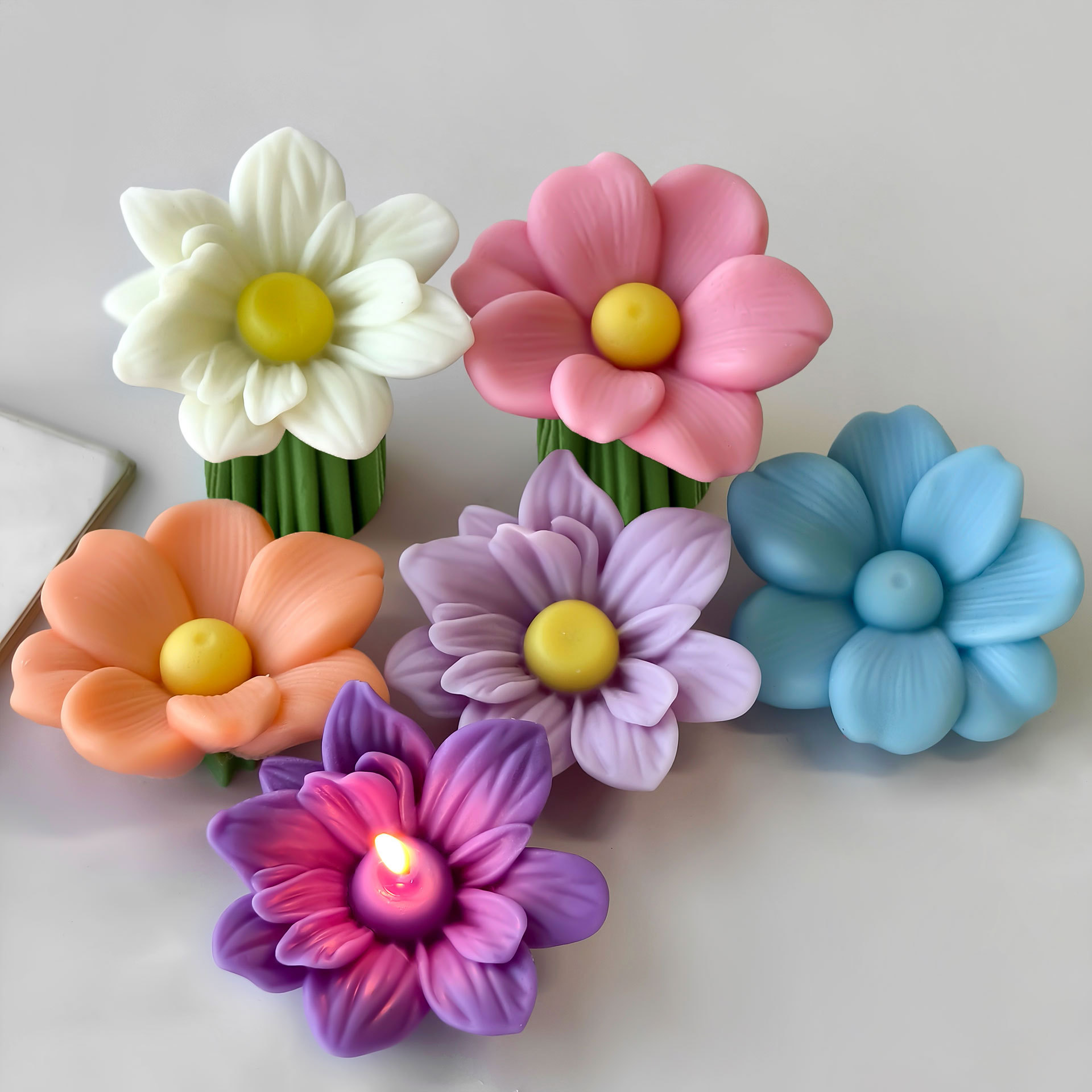 Soap Making Essentials - Diy flores aroma vela molde de