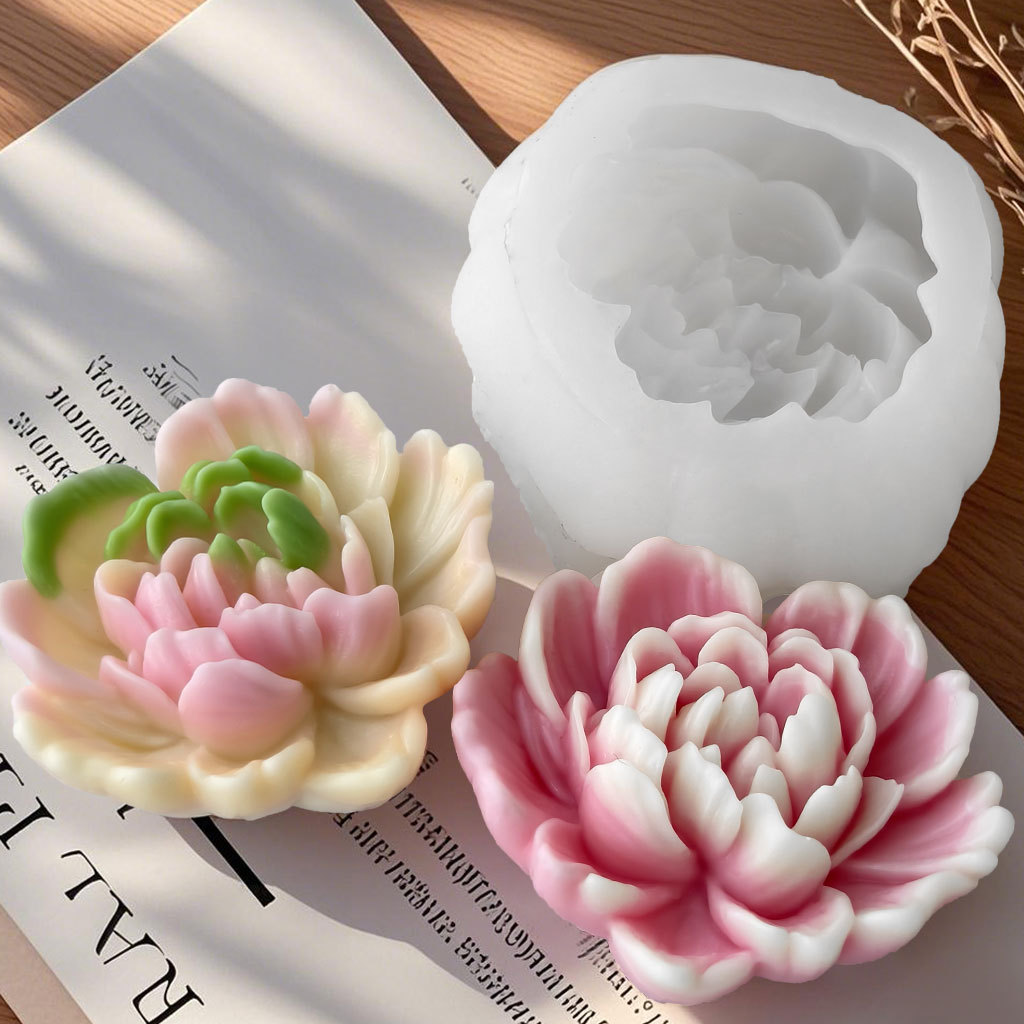 Soap Making Essentials - Diy rosa flores molde de silicone