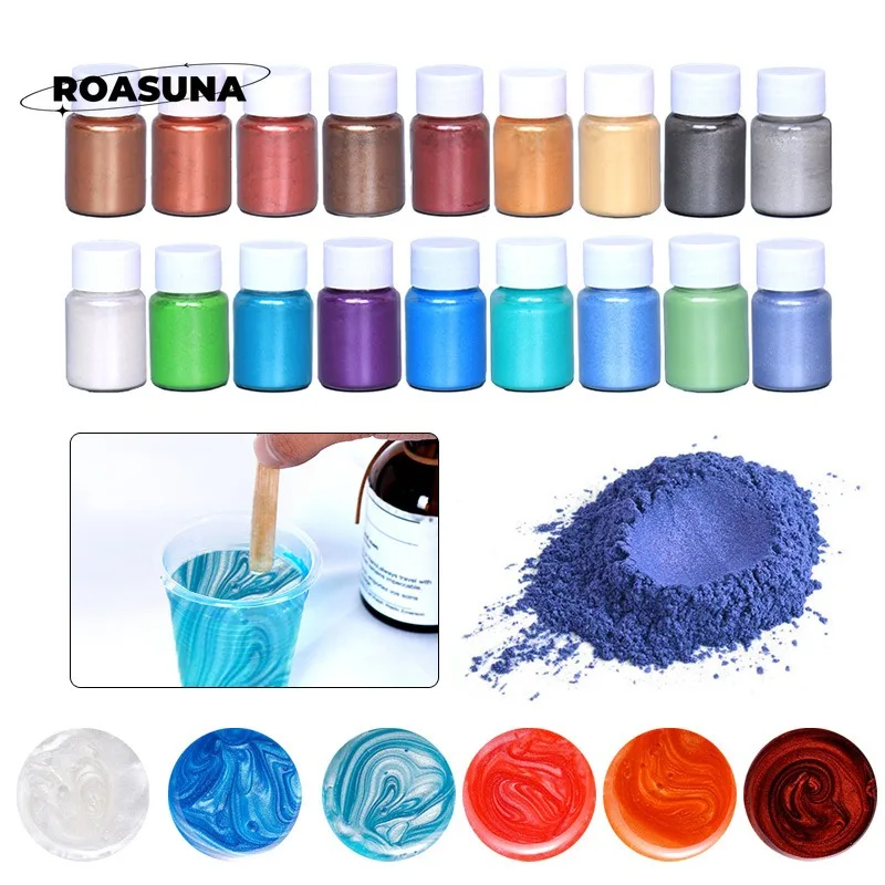 Oxide Pigment Soap - 24 cores mica pérola em pó
