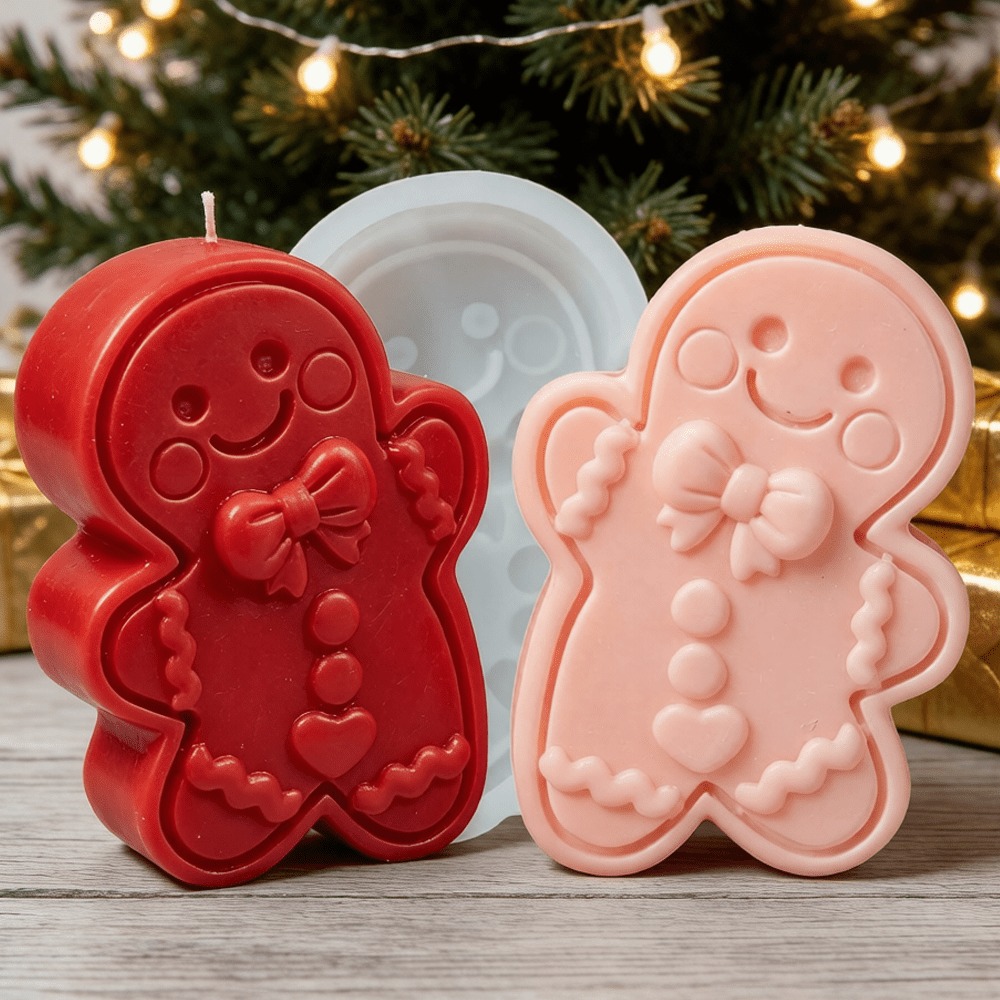 Soap Making Recipes - Molde de Silicone de Boneco de
