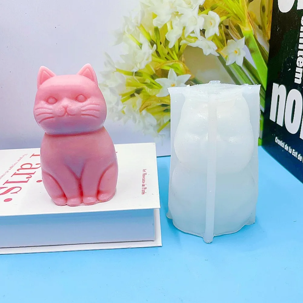Soap Making Animal Fat - Molde de Silicone 3D de Gato