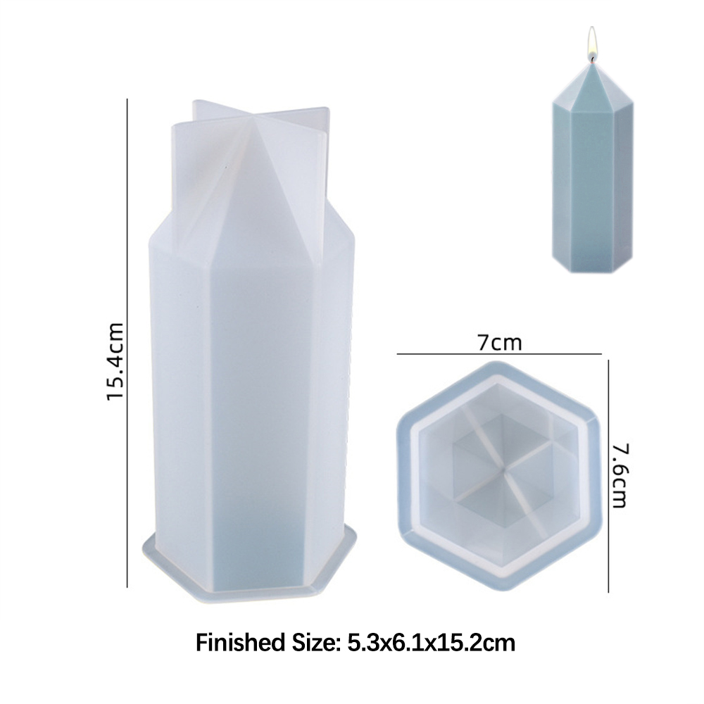 Silicone Coluna Hexagonal Mold - Soap Making Essentials avaliação e preço