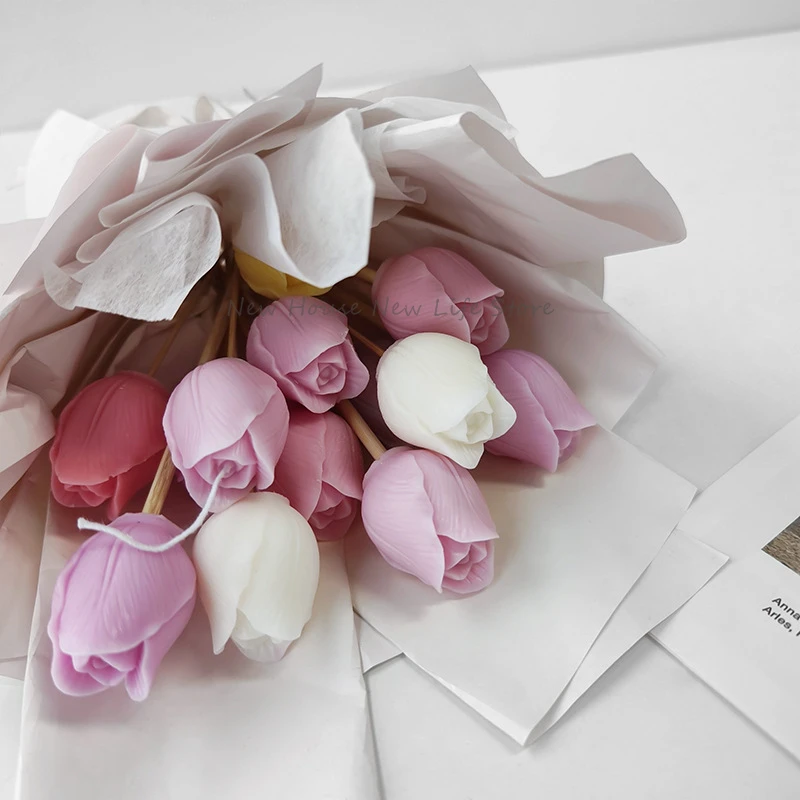 Molde de vela de tulipa 3d art - Soap Making Recipes avaliação e preço