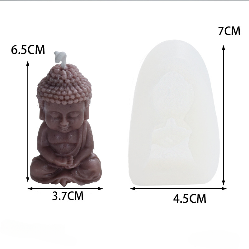 3D Maitreya Silicone Vela Mold - Soap Making Essentials avaliação e preço