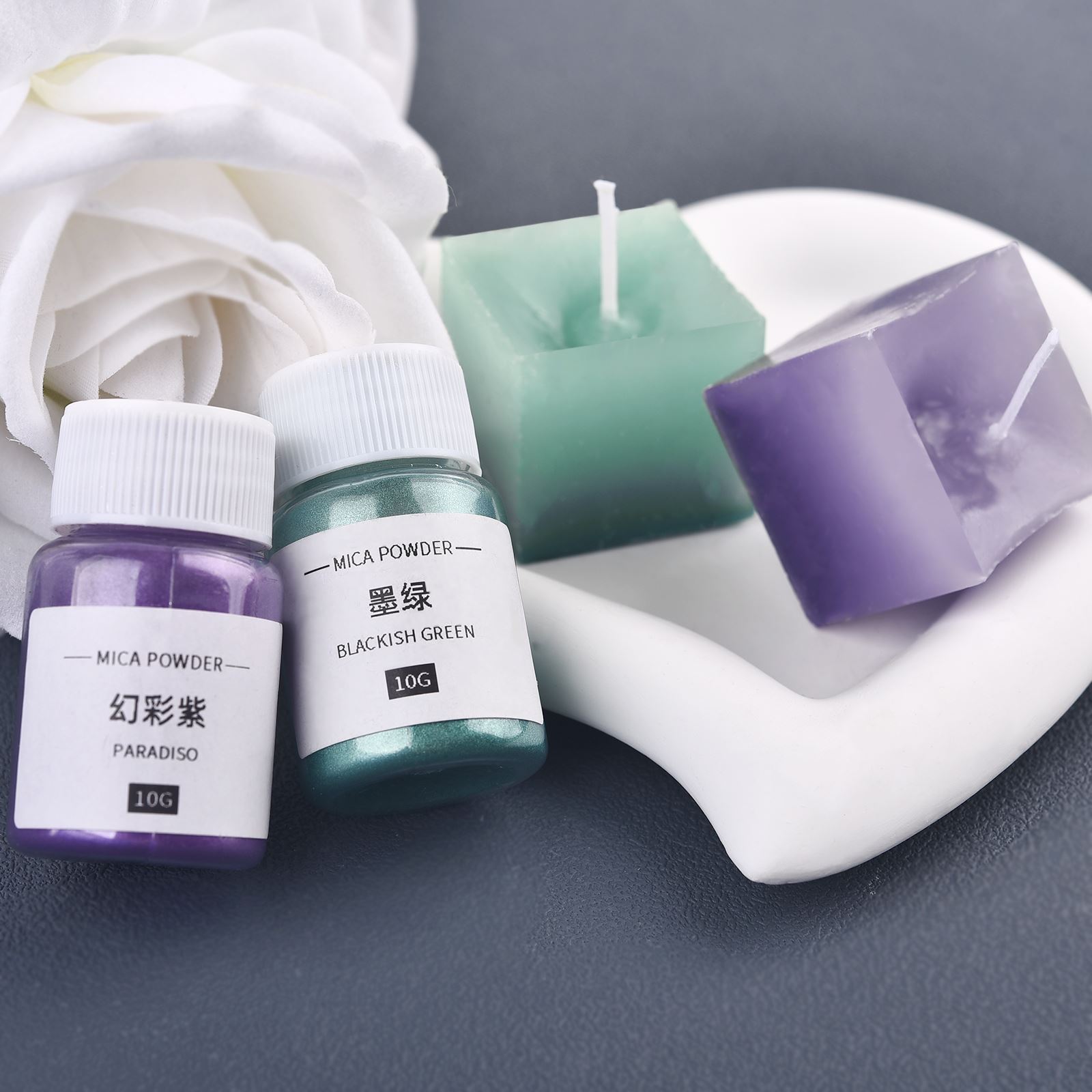 Vela perolado mica em pó, vela - Oxide Pigment Soap avaliação e preço