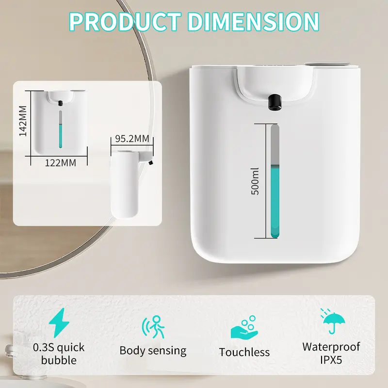 500ml grande capacidade 9 níve - Soap Making Foam avaliação e preço