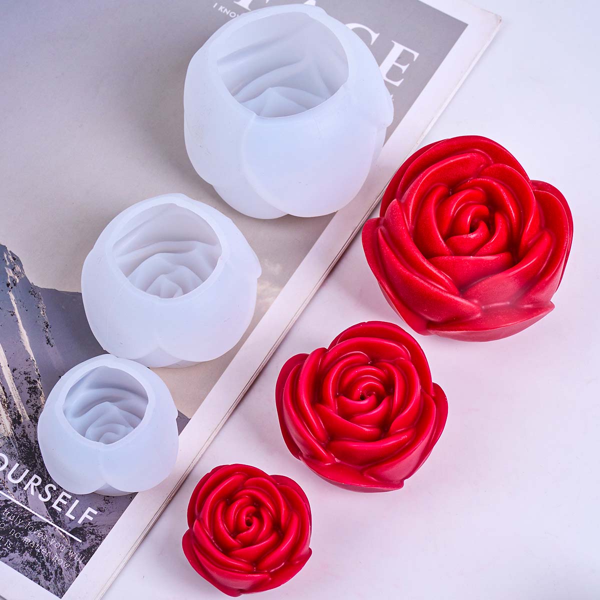 Molde de vela de silicone em f - Soap Making Essentials avaliação e preço