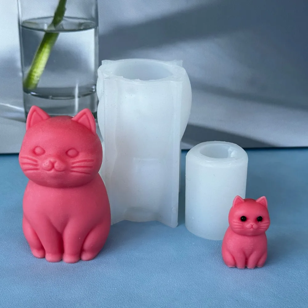Molde de Silicone 3D de Gato G - Soap Making Animal Fat avaliação e preço