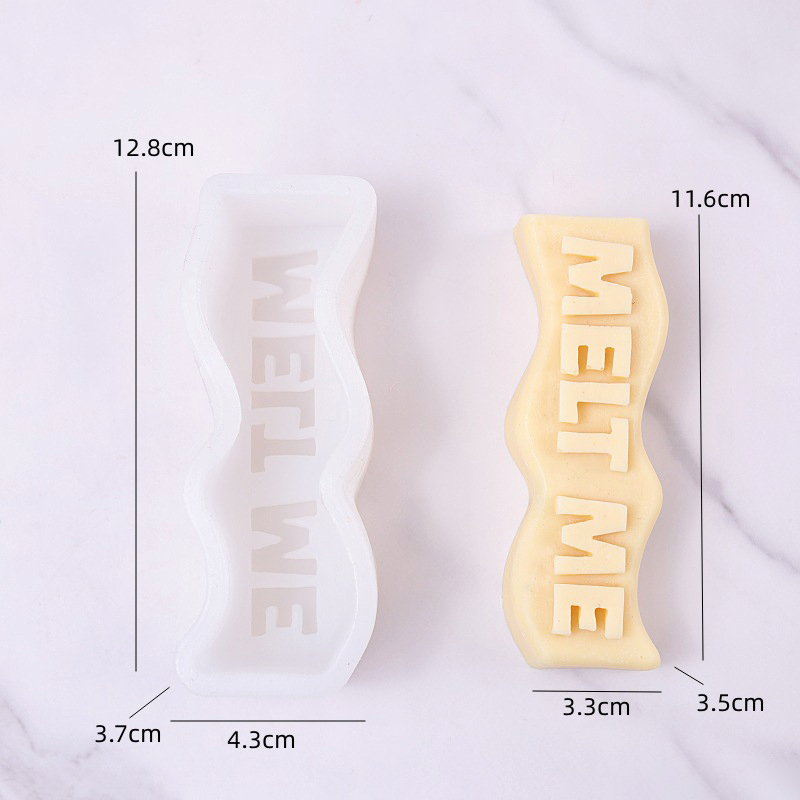 Onda carta slogan vela molde d - Soap Making Recipes avaliação e preço